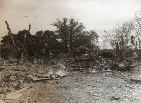Bomb Damage at Benenden 1944