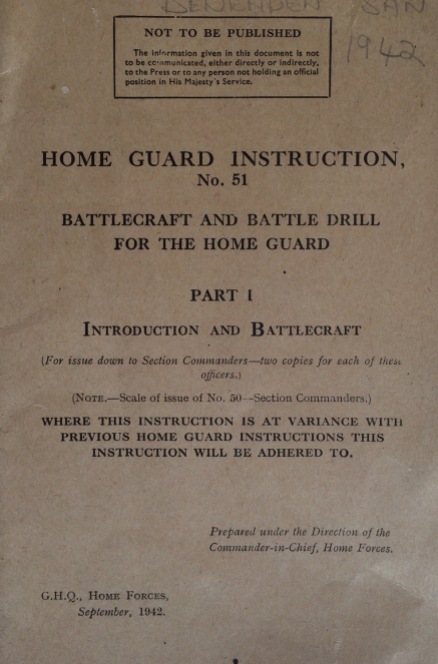 Home Guard Instruction Manual