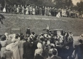 The Queen arriving at Benenden