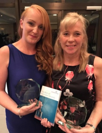 Jenny Bewsey and Sarah Middleton, Healthcare Support Workers and Lord Plant Winners 2016