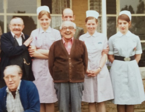 Anne Moten (Nurse on the far right)